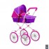 Кукольная коляска RT цвет фиолетовый-фуксия