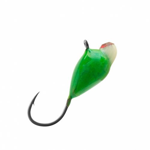 Мормышка вольфрамовая Lumicom, Капля с ушком - d5,0мм, GRd (обмазка с камнем) (10 шт./уп.)