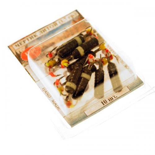 Мормышка Чертик литая 1,7гр., кр. Hayabusa (10 шт./уп.)