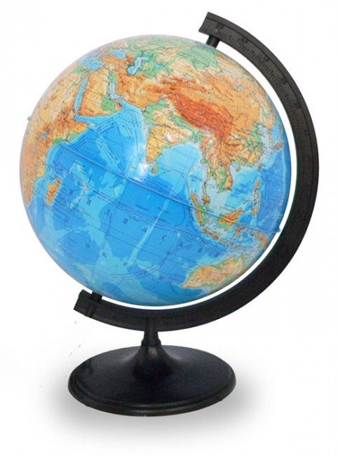 Глобус физический диаметр 320 мм Глобус физический диаметр 320 мм