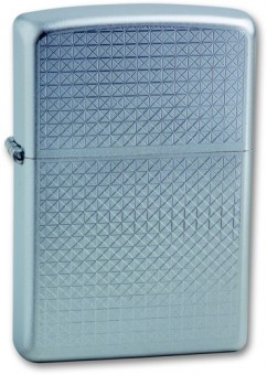 Зажигалка Zippo Diamond Plate, с покрытием Satin Chrome™, латунь/сталь, серебристая, 36x12x56 мм Зажигалка Zippo Diamond Plate, с покрытием Satin Chrome™, латунь/сталь, серебристая, 36x12x56 мм