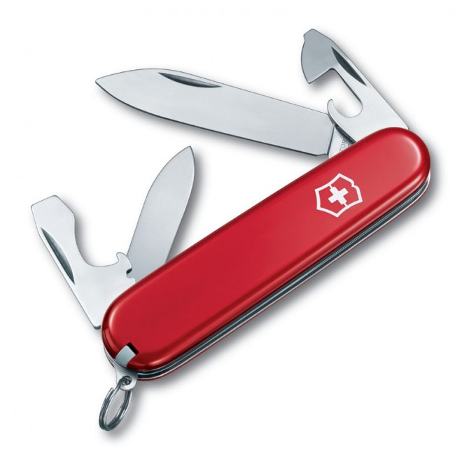 Нож перочинный Victorinox Recruit, 84 мм, 10 функций, красный Нож перочинный Victorinox Recruit, 84 мм, 10 функций, красный