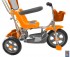 Л001 3-х колесный велосипед Galaxy Лучик с капюшоном оранжевый