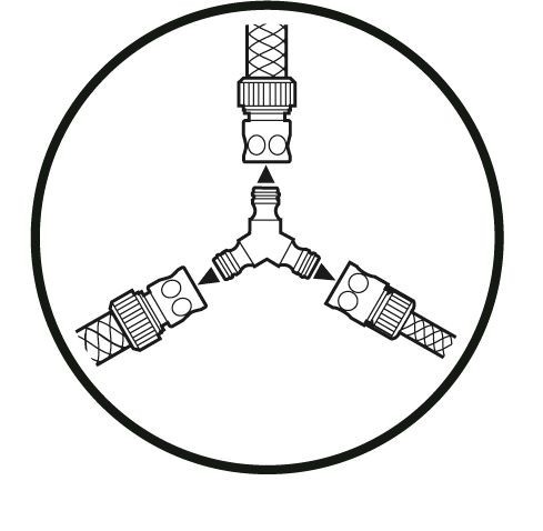 Тройник Gardena 02934-29.000.00 Тройник Gardena 02934-29.000.00