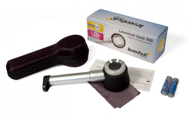 Лупа Levenhuk Zeno 700, 10x, 30 мм, 3 LED, металл Лупа Levenhuk Zeno 700, 10x, 30 мм, 3 LED, металл