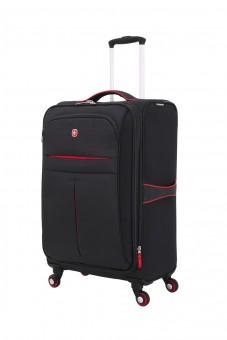 Чемодан Wenger Arosa, черный, полиэстер 750x750D добби, 59,7 x 20 x 40,6 см, 48 л Чемодан Wenger Arosa, черный, полиэстер 750x750D добби, 59,7 x 20 x 40,6 см, 48 л