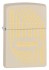 Зажигалка Zippo Zippo Vintage с покрытием Cream Matte, латунь/сталь, кремовая, матовая, 36x12x56 мм