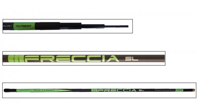 Удилище Kutbert Freccia SL400 - 4,0м. б/к, high carbon, 15-40г, 4 колена