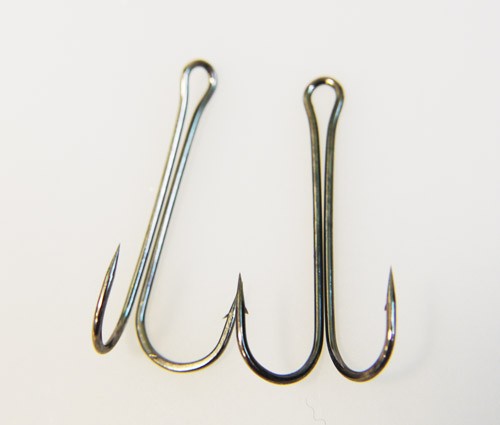 Крючки-двойники Daiwa удлиненный № 1/0 (50 шт./уп.)