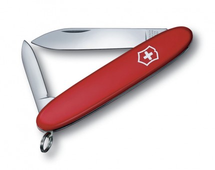 Нож перочинный Victorinox Excelsior, 84 мм, 3 функции, красный, с чехлом из искуственной кожи Нож перочинный Victorinox Excelsior, 84 мм, 3 функции, красный, с чехлом из искуственной кожи