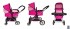 Кукольная коляска RT цвет фуксия-розовый