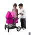 Кукольная коляска RT цвет фуксия-розовый