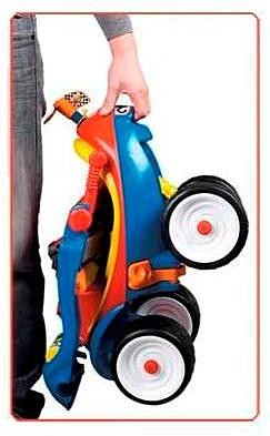 46314 Машинка-каталка Квадрик Coloma Formula 2 красная с ремнями безопасности