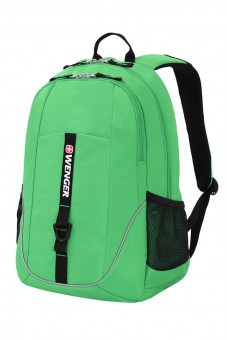 Рюкзак Wenger, салатовый/чёрный, полиэстер 600D, 33x16,5x46 см, 26л Рюкзак Wenger, салатовый/чёрный, полиэстер 600D, 33x16,5x46 см, 26л
