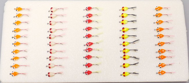 Мормышка Lumikom фосфорная N26-МХ (крючок №10) (50 шт./уп.)