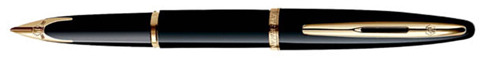 Перьевая ручка Waterman Carene Black Sea GT. Перо - золото 18К. Детали дизайна: позолота. Перьевая ручка Waterman Carene Black Sea GT. Перо - золото 18К. Детали дизайна: позолота.