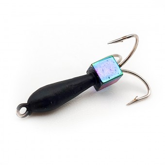 Мормышка Черт вольфрамовая, d-2,5 мм., 0,6 гр, с кубиком Хамелеон (5шт./уп.) Мормышка Черт вольфрамовая, d-2,5 мм., 0,6 гр, с кубиком Хамелеон (5шт./уп.)