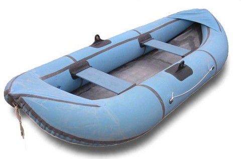 Лодка Уфимка 22 резиновая, с гребками, 260см*118см., борт 350, грузопод. 220кг., масса 13кг.