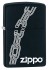 Зажигалка Zippo Broken Chain с покрытием Black Matte, латунь/сталь, чёрная, матовая, 36x12x56 мм