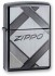 Зажигалка Zippo Classic с покрытием Black Ice ® original, латунь/сталь, чёрная, глянцевая, 36x12x56 мм