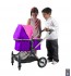 646 Кукольная коляска RT цвет фиолетовый-фуксия