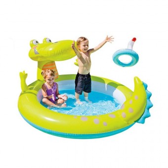 Игровой центр-бассейн Крокодил 198х160х91 см Игровой центр-бассейн Крокодил 198х160х91 см