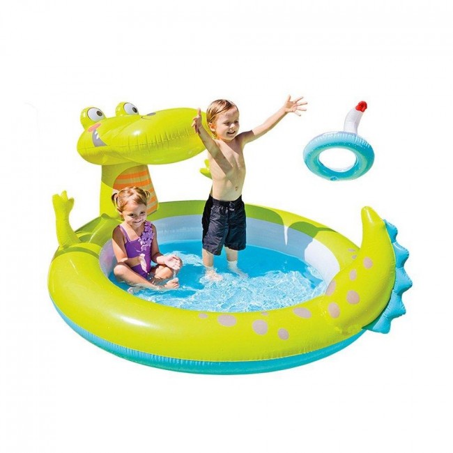 Игровой центр-бассейн Крокодил 198х160х91 см Игровой центр-бассейн Крокодил 198х160х91 см
