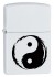 Зажигалка Zippo Yin Yang с покрытием White Matte, латунь/сталь, белая, матовая, 36x12x56 мм