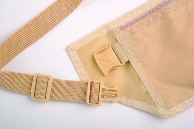 Поясная сумка-кошелек с Rfid-Защитой Travel Blue Money Belt Rfid, цвет бежевый