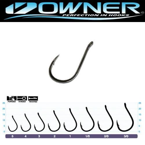 Крючки Owner 50355 Chinu With EYE №3/0 (10пак./уп.) (5шт./пак.)