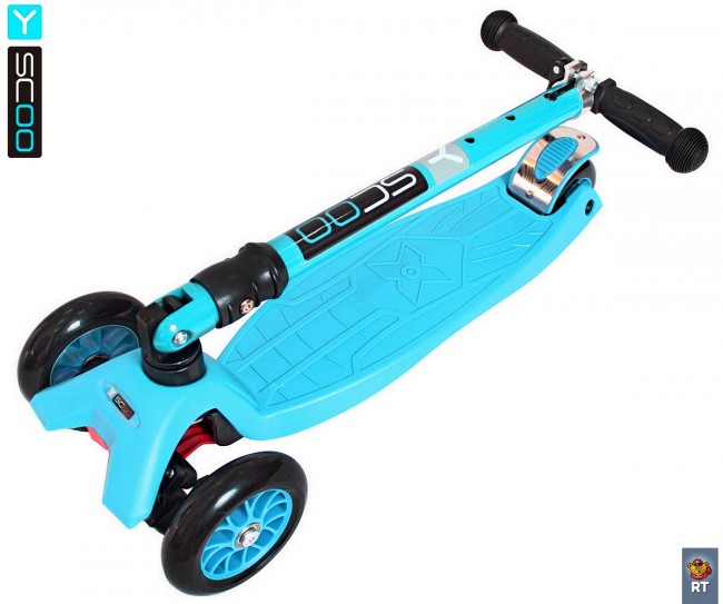 Самокат Y-Scoo 35 Maxi FIX Simple aqua