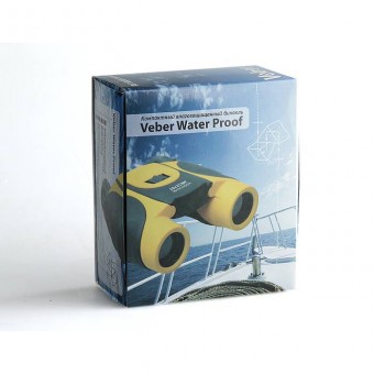 Бинокль Veber 8x25 WP, желто-черный Бинокль Veber 8x25 WP, желто-черный