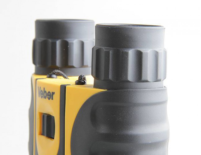 Бинокль Veber 8x25 WP, желто-черный Бинокль Veber 8x25 WP, желто-черный