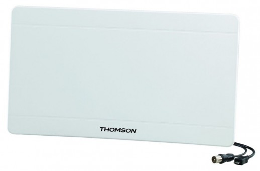 Антенна телевизионная Thomson ANT1706 43дБ активная белый каб.:1.4м Антенна телевизионная Thomson ANT1706 43дБ активная белый каб.:1.4м