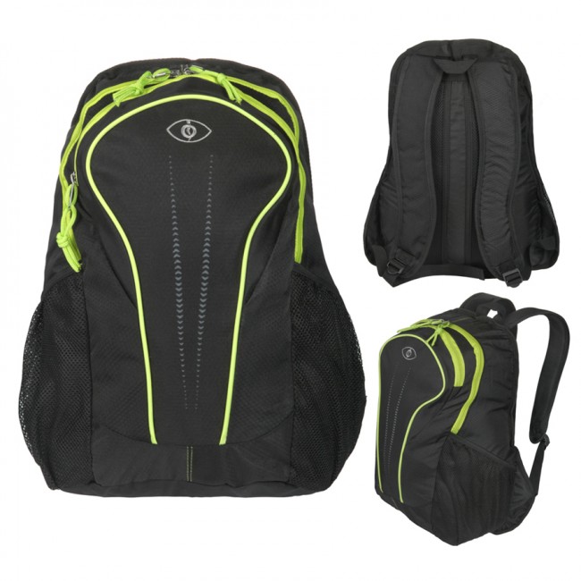 Рюкзак Sport городской -  30*45*10 см. -  15 л. -  тк. оксфорд -  цв. черн/зеленый Рюкзак Sport городской -  30*45*10 см. -  15 л. -  тк. оксфорд -  цв. черн/зеленый