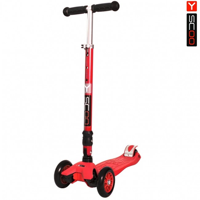 Самокат Y-Scoo 35 Maxi FIX Simple red