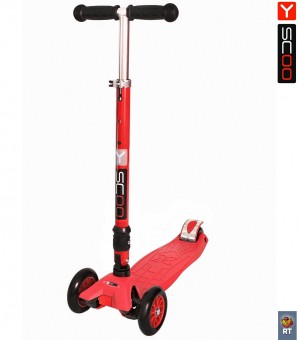 Самокат Y-Scoo 35 Maxi FIX Simple red