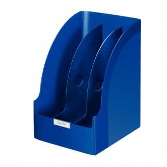 Лоток вертикальный Esselte 52390035 Jumbo Leitz 3отд. для бумаг 213x321x250мм синий пластик Лоток вертикальный Esselte 52390035 Jumbo Leitz 3отд. для бумаг 213x321x250мм синий пластик