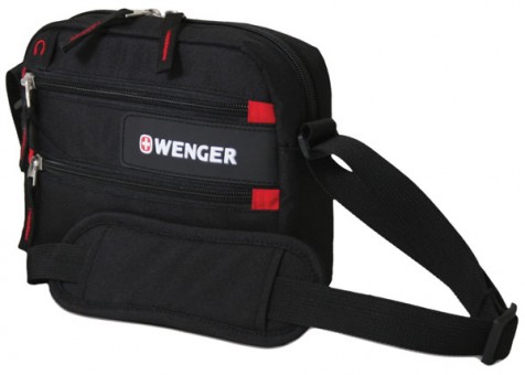 Сумка для документов Wenger черного цвета, полиэстер 600D - 23x5x18 см Сумка для документов Wenger черного цвета, полиэстер 600D - 23x5x18 см