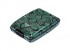 Кошелек TRU Virtu Oyster, цвет "Зеленый питон", 102x70x27 мм