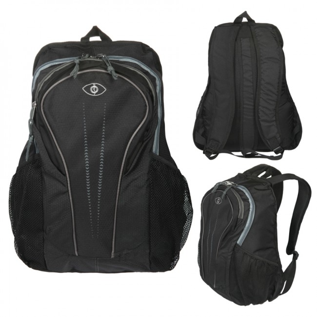 Рюкзак Sport городской -  30*45*10 см. -  15 л. -  тк. оксфорд -  цв. черн/серый