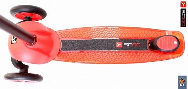 Самокат 3-х кол. Y-Scoo RT Trio Diamond 120 red