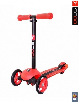 Самокат 3-х кол. Y-Scoo RT Trio Diamond 120 red Самокат 3-х кол. Y-Scoo RT Trio Diamond 120 red
