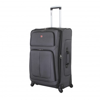 Чемодан Wenger Sion, серый, полиэстер 750x750D добби, 46 x 29 x 80 см, 90 л Чемодан Wenger Sion, серый, полиэстер 750x750D добби, 46 x 29 x 80 см, 90 л