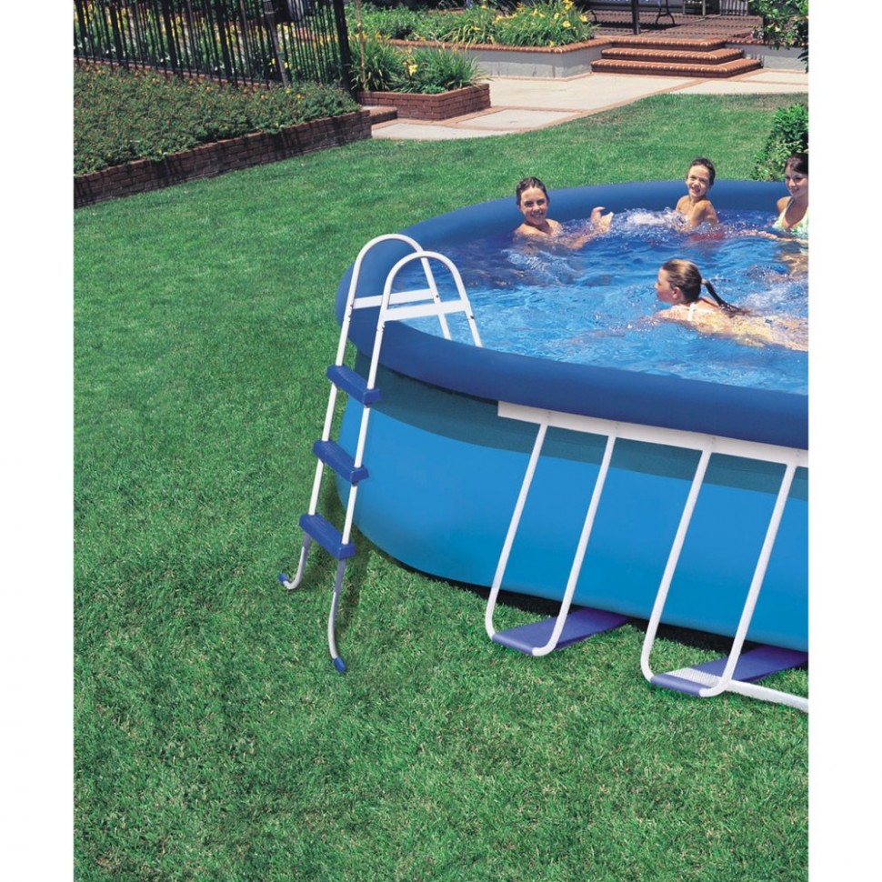 Надувной бассейн с каркасом Intex 28192 Oval Frame 549x305x107см