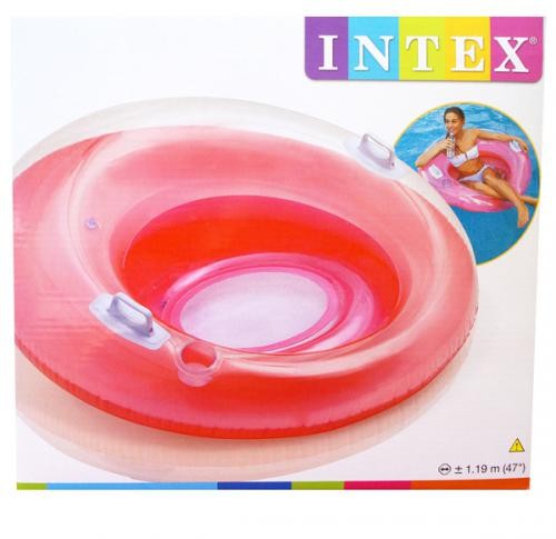 Круг Intex надувной с ручками 119см от 8 лет 58883NP В Круг Intex надувной с ручками 119см от 8 лет 58883NP В