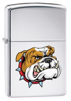 Зажигалка Zippo Бульдог, с покрытием High Polish Chrome, латунь/сталь, серебристая, 36x12x56 мм Зажигалка Zippo Бульдог, с покрытием High Polish Chrome, латунь/сталь, серебристая, 36x12x56 мм