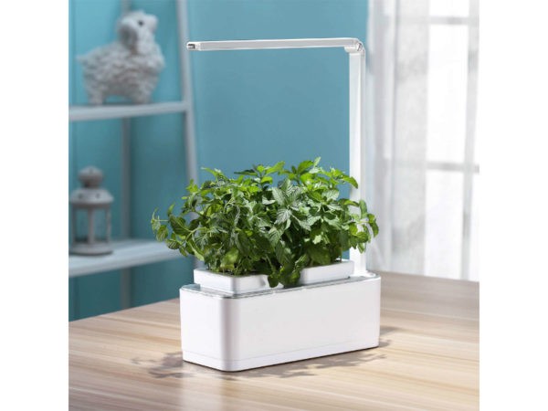 Компактный умный сад с подсветкой Назад К Истокам iGarden LED   (GL2018), цвет белый