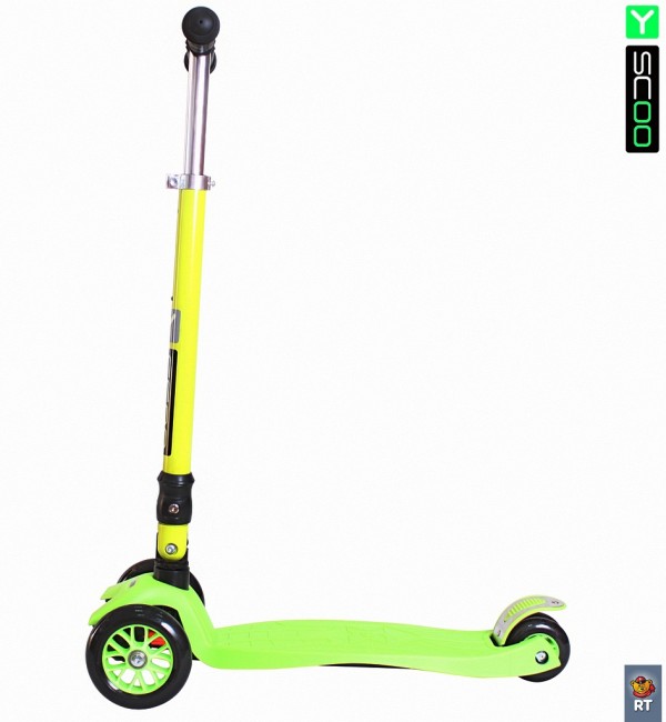 Самокат Y-Scoo 35 Maxi FIX Simple green