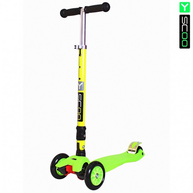 Самокат Y-Scoo 35 Maxi FIX Simple green